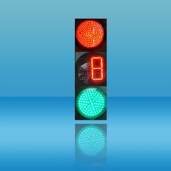 300mm三單元滿屏帶倒計時組合LED交通信號燈